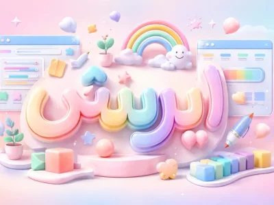 مجموعه فونت فارسی مخصوص طراحی وب
